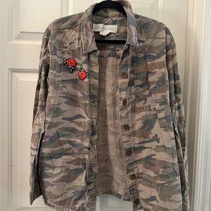 Treasure & Bond Camouflage Shirt